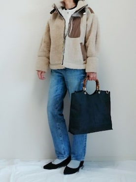 nonさん（レディース・159cm）の秋コーディネート