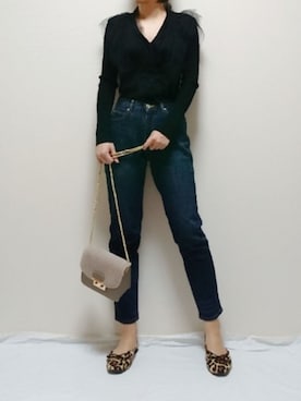 「オーガンジー」｜「アイテム（その他シューズ）」を使った、nonさん（レディース・159cm）の冬コーディネート