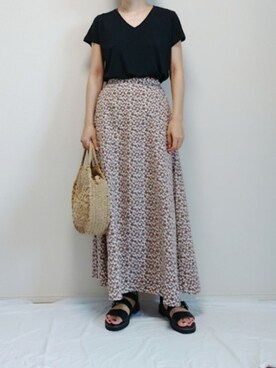 nonさん（レディース・159cm）の夏コーディネート