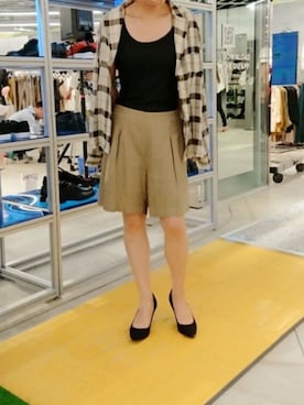 「OZOC（オゾック）のアイテム（テーラードジャケット）」を使った、nonさん（レディース・159cm）の夏コーディネート