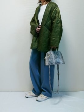 「キルティングコート」｜nonさん（レディース・159cm）の秋コーディネート