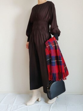 nonさん（レディース・159cm）の冬コーディネート