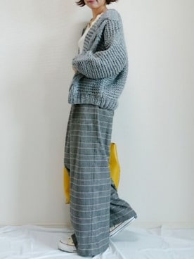 「アイラブCONVERSE」｜nonさん（レディース・159cm）の冬コーディネート