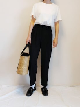 「LBC（エルビーシー）のアイテム（ローファー）」を使った、nonさん（レディース・159cm）の春コーディネート