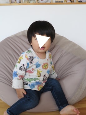 「BIT'Z（ビッツ）のアイテム」を使った、ぱんだこぱんださん（キッズ・80cm）の秋コーディネート