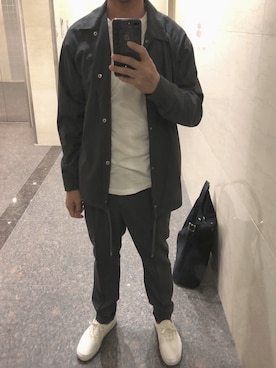 「undecorated MAN（アンデコレイテッドマン）のアイテム」を使った、MASARU TAKAGIさん（メンズ・172cm）の秋コーディネート