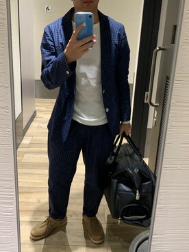 「ESPERANZA（エスペランサ）のアイテム」を使った、MASARU TAKAGIさん（メンズ・172cm）の春コーディネート