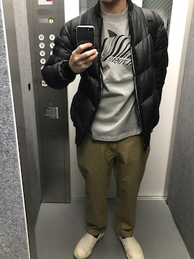 「SHARE PARK（シェアパーク）のアイテム」を使った、MASARU TAKAGIさん（メンズ・172cm）の冬コーディネート