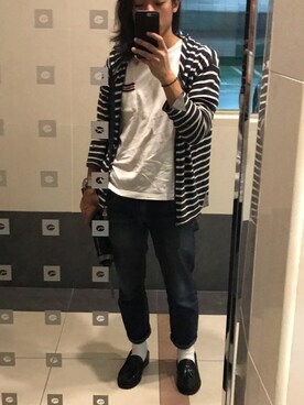 「日常」｜「アイテム（ジャケット/アウター）」を使った、number222さん（メンズ・173cm）の秋コーディネート