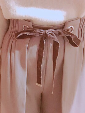 「mystic（ミスティック）のアイテム（その他パンツ、グレー系）」を使った、ぱぴこさん（レディース・158cm）の冬コーディネート