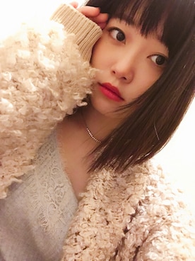 「Omekashi（オメカシ）のアイテム（キャミソール、グレー系）」を使った、ぱぴこさん（レディース・158cm）の春コーディネート