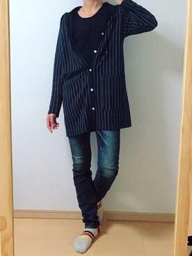「ロング」｜「アイテム（ソックス/靴下）」を使った、優 ~Peaces~さん（メンズ・180cm）の秋コーディネート