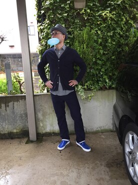 「アイテム（その他パンツ）」を使った、Hideyuki Nagaiさん（メンズ・168cm）の春コーディネート