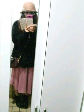 Megumi-tさん（レディース・154cm）の冬コーディネート