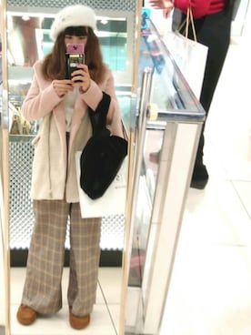 Megumi-tさん(レディース・154cm)の冬コーディネート