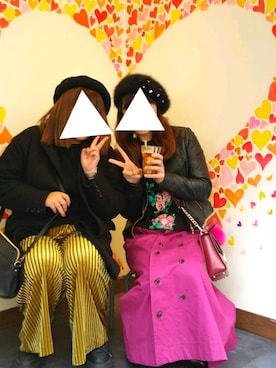 「AMERI」｜「アイテム（ライダースジャケット）」を使った、Megumi-tさん（レディース・154cm）の冬コーディネート