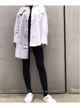 「BRICKSTONEのアイテム」を使った、annieleeさん（レディース・166cm）の春コーディネート