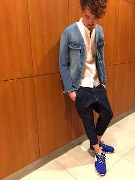 「AYUITE（アユイテ）のアイテム（ジャケット/アウター）」を使った、Shuto Shimanakaさん（メンズ・181cm）の春コーディネート