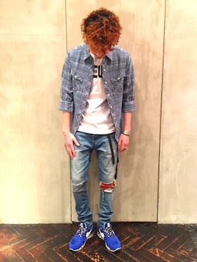 Shuto Shimanakaさん（メンズ・181cm）の春コーディネート