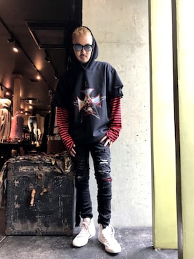 Shuto Shimanakaさん（メンズ・181cm）の秋コーディネート