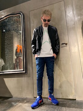 「roar（ロアー）のアイテム（ジャケット/アウター）」を使った、Shuto Shimanakaさん（メンズ・181cm）の冬コーディネート