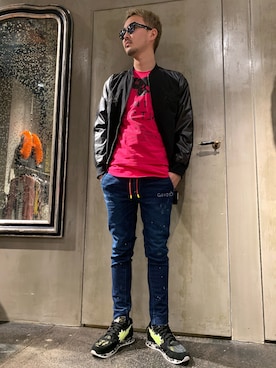 Shuto Shimanakaさん（メンズ・181cm）の冬コーディネート