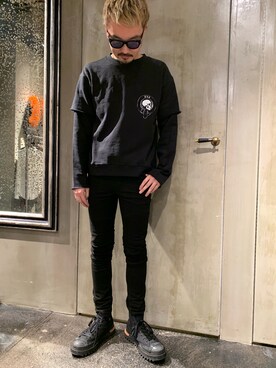 「バズる」｜Shuto Shimanakaさん（メンズ・181cm）の冬コーディネート