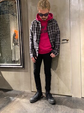 「バズる」｜Shuto Shimanakaさん（メンズ・181cm）の冬コーディネート