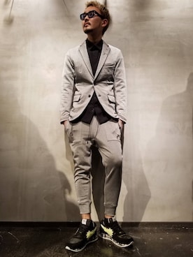 「roar（ロアー）のアイテム（ジャケット/アウター）」を使った、Shuto Shimanakaさん（メンズ・181cm）の春コーディネート