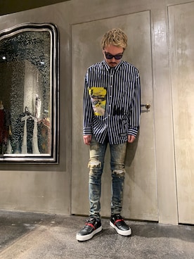 「バズる」｜Shuto Shimanakaさん（メンズ・181cm）の春コーディネート