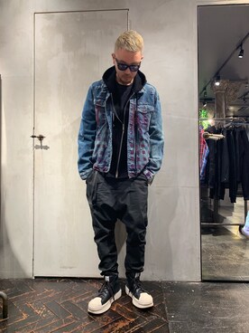 「CAVIALE（カビアーレ）のアイテム」を使った、Shuto Shimanakaさん（メンズ・181cm）の春コーディネート