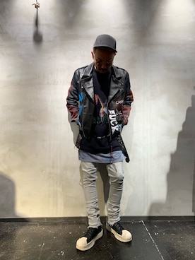 「CAVIALE（カビアーレ）のアイテム」を使った、Shuto Shimanakaさん（メンズ・181cm）の春コーディネート