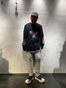 「CAVIALE（カビアーレ）のアイテム」を使った、Shuto Shimanakaさん（メンズ・181cm）の春コーディネート