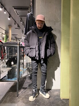 「A.A.Spectrum（エーエースペクトラム）のアイテム（ジャケット/アウター）」を使った、Shuto Shimanakaさん（メンズ・181cm）の冬コーディネート