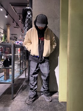 Shuto Shimanakaさん（メンズ・181cm）の冬コーディネート