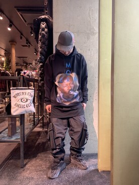 「A-COLD-WALL*（アコールドウォール）のアイテム（パーカー）」を使った、Shuto Shimanakaさん（メンズ・181cm）の冬コーディネート