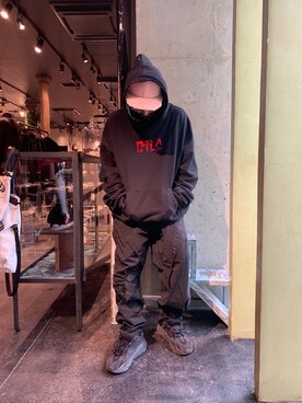 「A-COLD-WALL*(アコールドウォール)のアイテム(パンツ)」を使った、Shuto Shimanakaさん(メンズ・181cm)の冬コーディネート