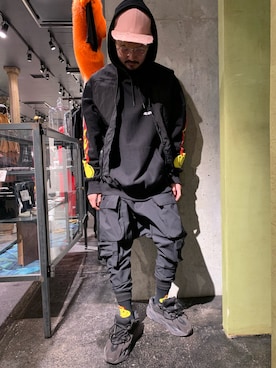 「A-COLD-WALL*（アコールドウォール）のアイテム（ベスト）」を使った、Shuto Shimanakaさん（メンズ・181cm）の冬コーディネート