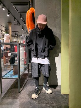 「A-COLD-WALL*(アコールドウォール)のアイテム(パンツ)」を使った、Shuto Shimanakaさん(メンズ・181cm)の冬コーディネート