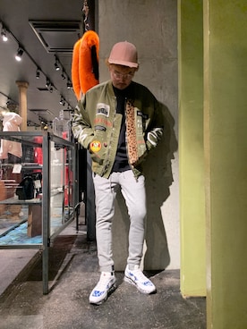 Shuto Shimanakaさん（メンズ・181cm）の冬コーディネート