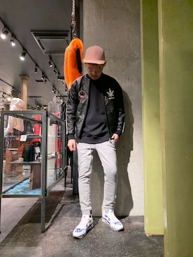 Shuto Shimanakaさん（メンズ・181cm）の冬コーディネート