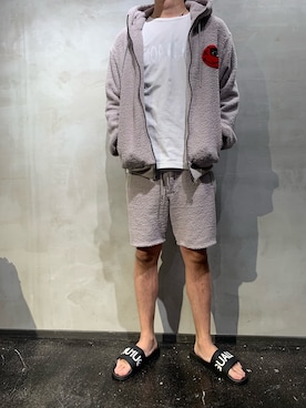 「1PIU1UGUALE3  RELAX （ウノピゥウノウグァーレトレ リラックス）のアイテム（シューズ）」を使った、Shuto Shimanakaさん（メンズ・181cm）の春コーディネート