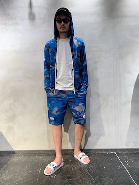 「1PIU1UGUALE3  RELAX （ウノピゥウノウグァーレトレ リラックス）のアイテム（シューズ）」を使った、Shuto Shimanakaさん（メンズ・181cm）の春コーディネート