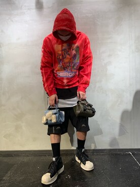 「A-COLD-WALL*(アコールドウォール)のアイテム(パンツ)」を使った、Shuto Shimanakaさん(メンズ・181cm)の夏コーディネート