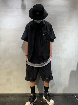 「A-COLD-WALL*(アコールドウォール)のアイテム(パンツ)」を使った、Shuto Shimanakaさん(メンズ・181cm)の夏コーディネート