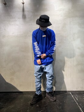 「THE inc.（ザ インク）のアイテム」を使った、Shuto Shimanakaさん（メンズ・181cm）の秋コーディネート