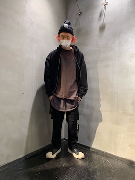 Shuto Shimanakaさん（メンズ・181cm）の冬コーディネート