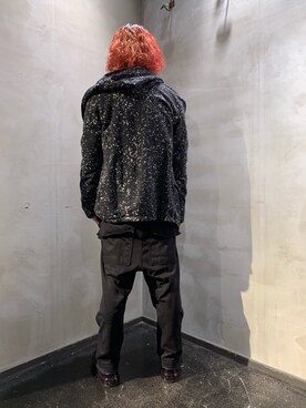 「KMRii（ケムリ）のアイテム（トップス）」を使った、Shuto Shimanakaさん（メンズ・181cm）の冬コーディネート