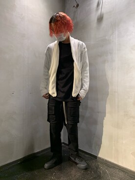 「KMRii（ケムリ）のアイテム（トップス）」を使った、Shuto Shimanakaさん（メンズ・181cm）の冬コーディネート