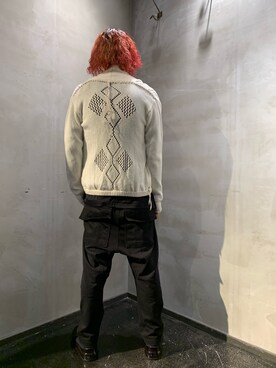 「KMRii（ケムリ）のアイテム（トップス）」を使った、Shuto Shimanakaさん（メンズ・181cm）の冬コーディネート